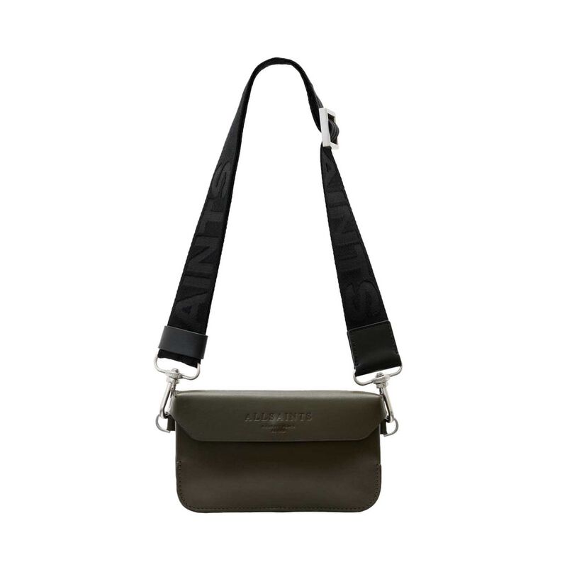 AllSaints Zoe Adjustable Leather Crossbody Bag image number 0